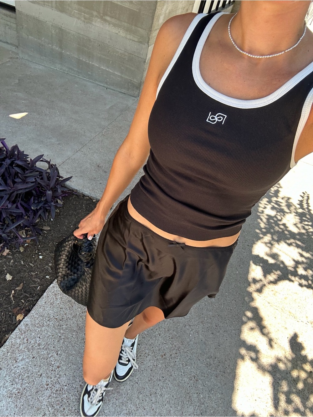 Reformation Black Mini Skirt